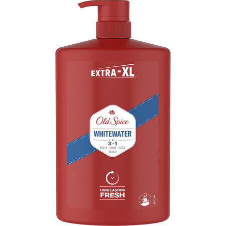 Old Spice Whitewater Gel de ducha y champú para hombre con fragancia fresca 1000 ml