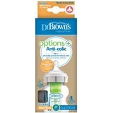 Dr.Brown's Dr.BROWN'S BABY BOTTLE OPTIONS+ Weithals 0M+ Anti-Kolik Glas weiß 1x1pc 150 ml