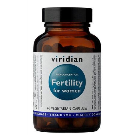 Viridian Fertilidad para la Mujer 60 cápsulas