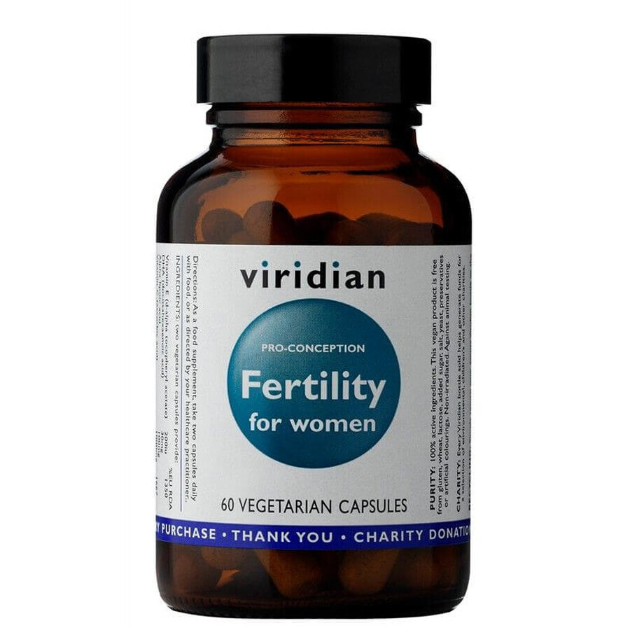 Viridian Fertilidad para la Mujer 60 cápsulas