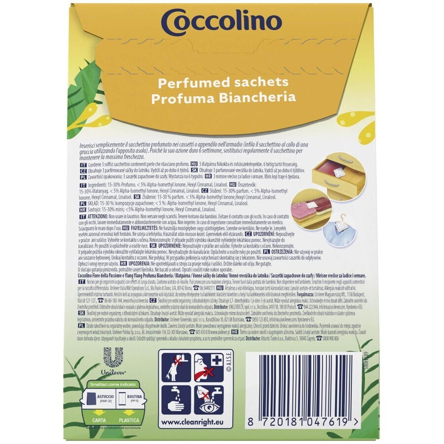 Coccolino Passionsfrucht-Duftbeutel 3 Stück