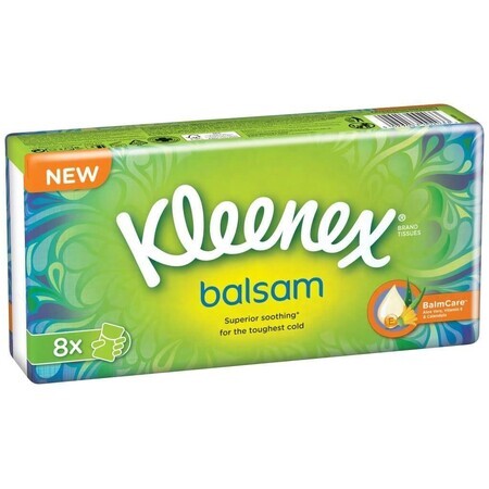 Kleenex Hanks Balsam Hanks 8 x 9 sanitary napkins