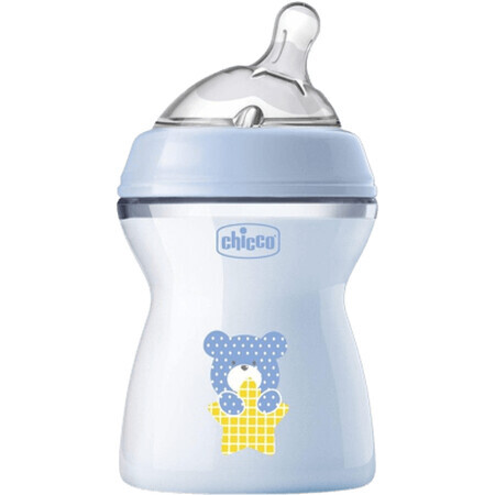 Chicco Natural Feeling Babyflasche 2m+ Junge 250 ml