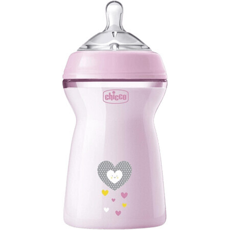 Chicco Natural Feeling Babyflasche Mädchen 6m+ 330 ml