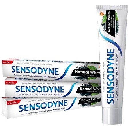 Pastă de dinți Sensodyne Natural White 3 x 75 ml