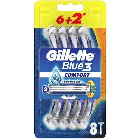 Gillette Blue3 Comfort Einwegrasierer 8 Stück