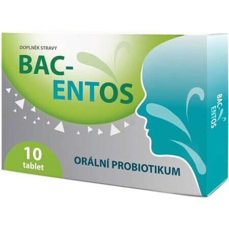 Bac-entos oral probiotic 10 tablets