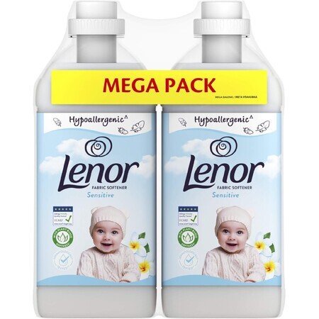 Lenor Sensitiv-Wäschepflegemittel 2 x 1,23 l