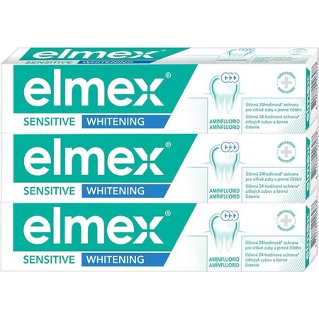 Elmex Sensitive whitening toothpaste 3 x 75 ml