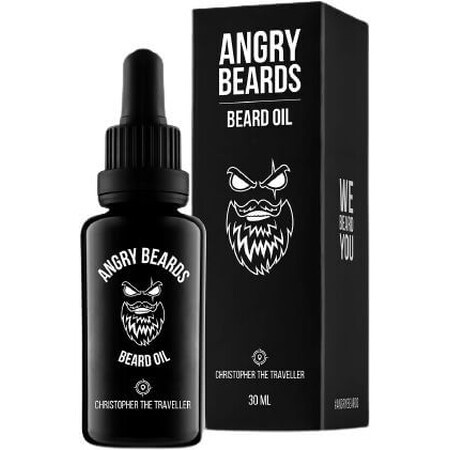 Angry Beards Christopher der Reisende Bart- und Kinnöl 30 ml