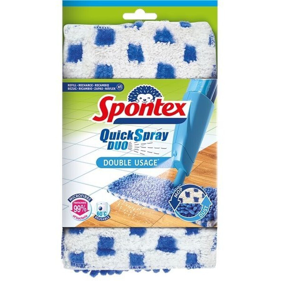 Spontex Mop Nachfüllpackung Quick Spray Mop Duo