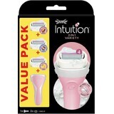 Wilkinson Sword Intuition Vielfalt MIX Rasierer + 3 Ersatzköpfe