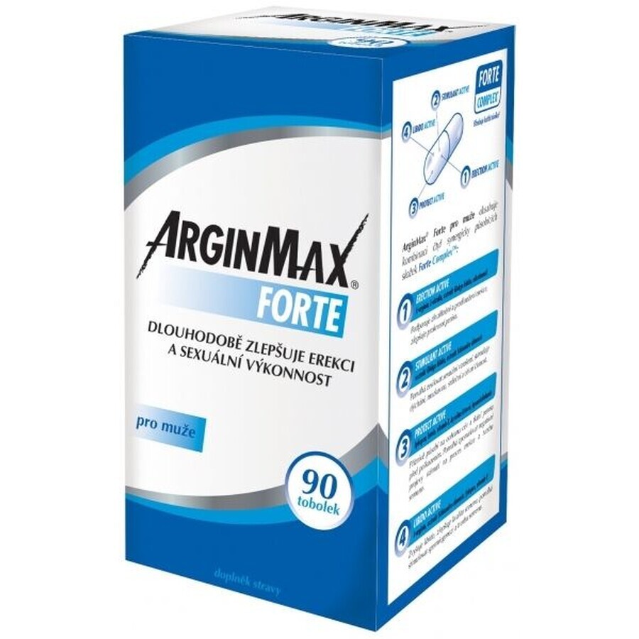 Arginmax FORTE voor mannen 90 capsules