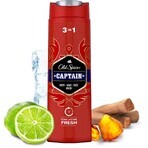 Old Spice Captain Gel douche et shampooing au bois de santal et aux notes d'agrumes 400 ml