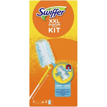 Swiffer XXL für die chemische Reinigung 1 Stiel + 2 Staubsauger