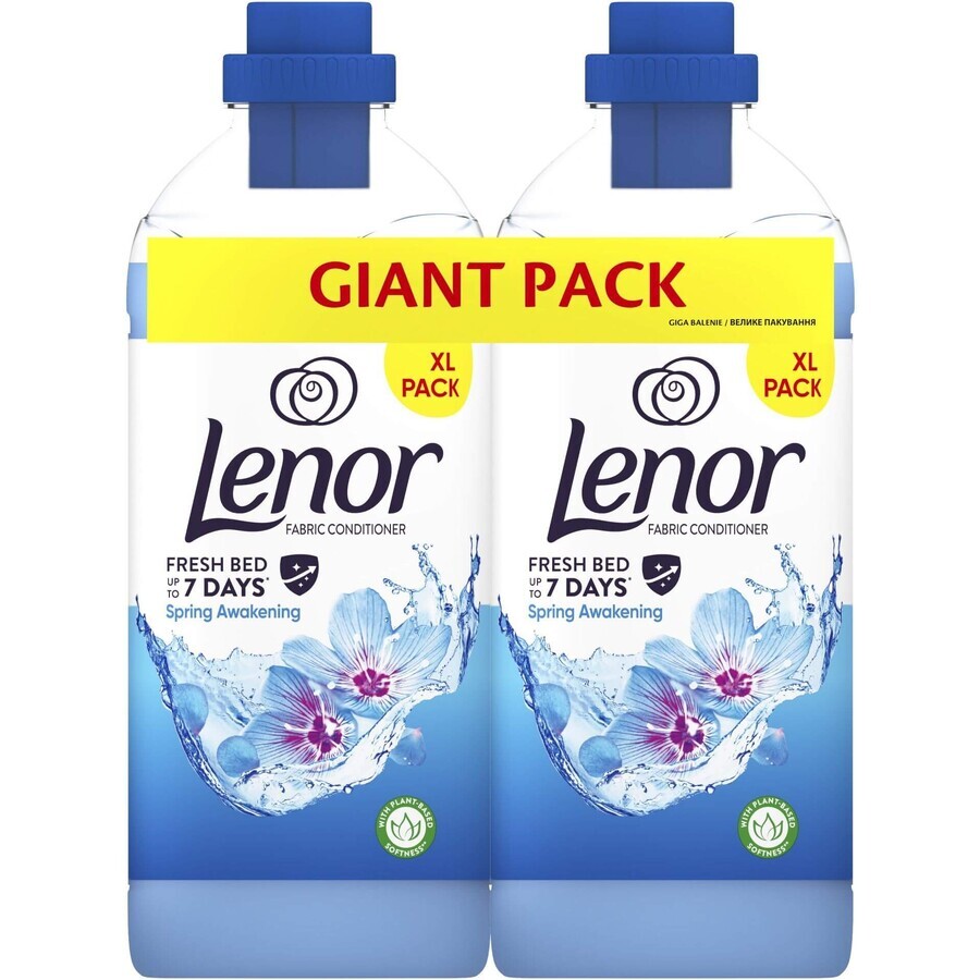 Lenor Spring Awakening Fabric Conditioner 2 x 1600 ml