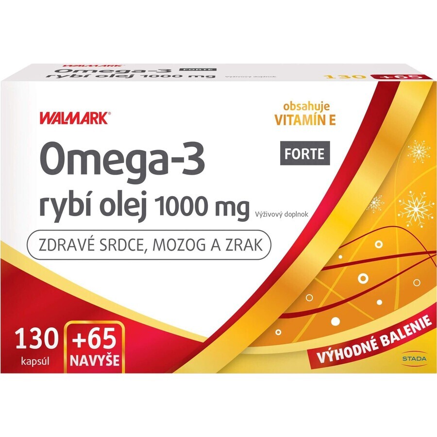 Walmark Omega 3 olio di pesce forte 195 capsule