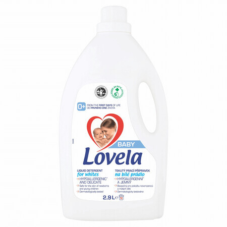 Lovela Baby White Liquid Washing Washing Liquid Laundry Gel 32 doses 2,9 l