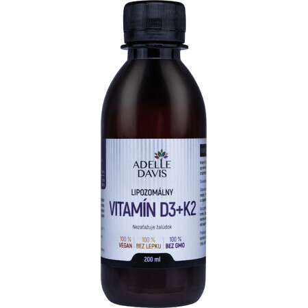 Adelle Davis Vitamine D3+K2 liposomale 200 ml