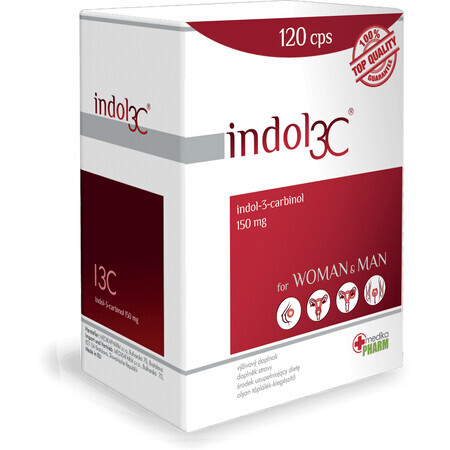 Indol 3C cură bilunară 120 capsule