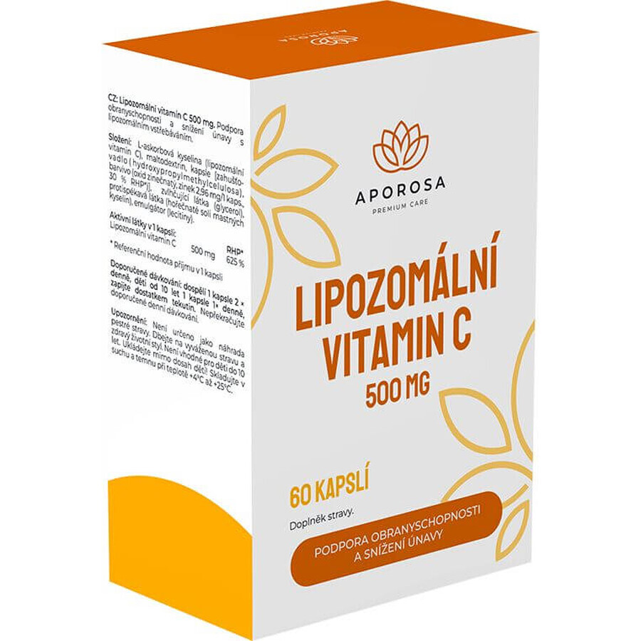 Aporosa liposomales Vitamin C 500 mg 60 Hartkapseln