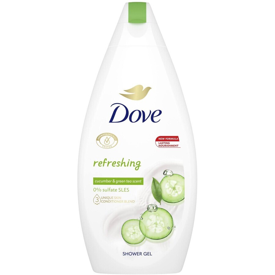 Dove Erfrischendes Gurken-Duschgel 450 ml