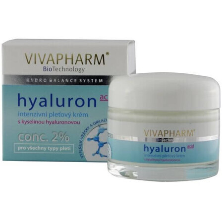 Vivapharm Intensive Skin Cream with Hyaluronic Acid 50 ml