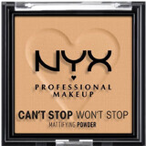 NYX Professional Makeup Can't Stop Won't Stop Mattierendes Puder Kompaktpuder - 05 Golden 6 g