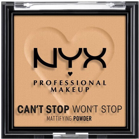 NYX Professional Makeup Can't Stop Won't Stop Cipria compatta opacizzante - 05 Golden 6 g