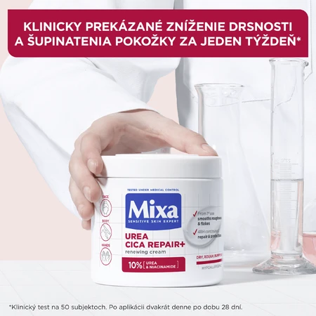 Mixa Urea Cica Repair+ Regenerationspflege für sehr trockene und raue Haut, 400 ml
