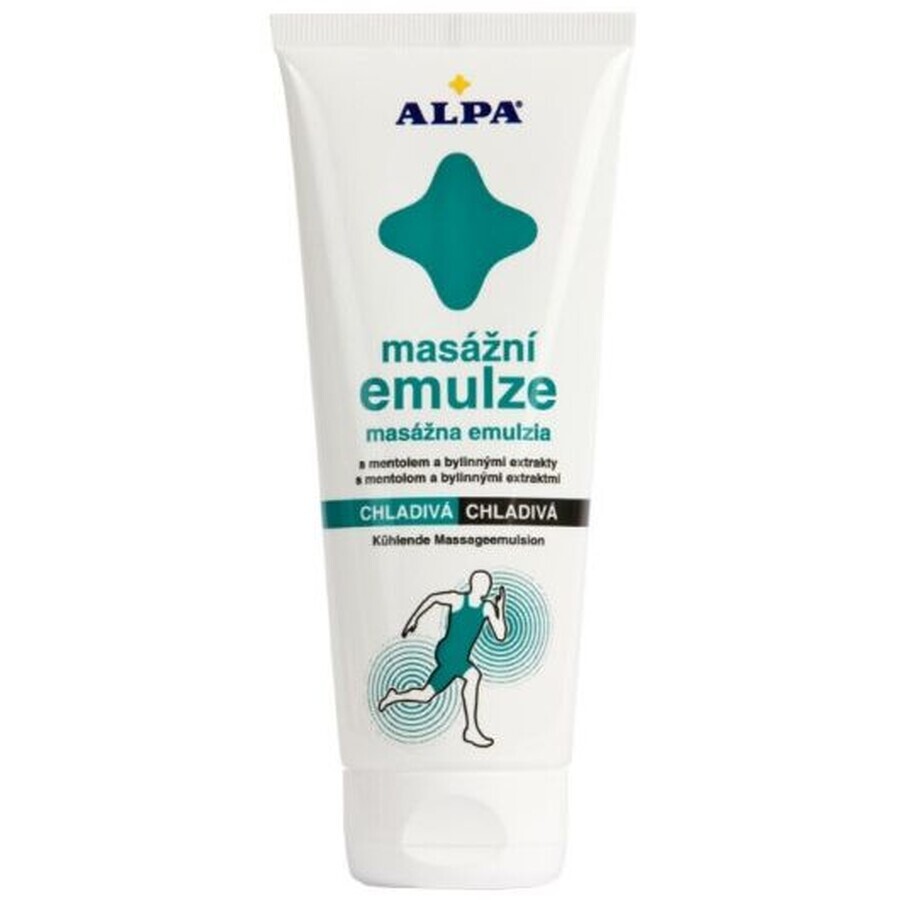 Alpa Erfrischende Massage-Emulsion mit Menthol 210 ml