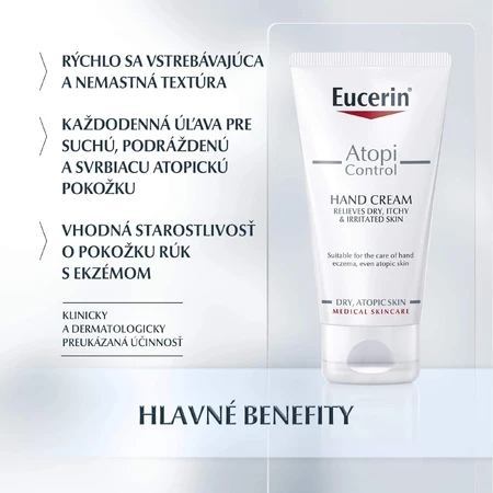 Eucerin AtopiControl Crema de Manos 75 ml