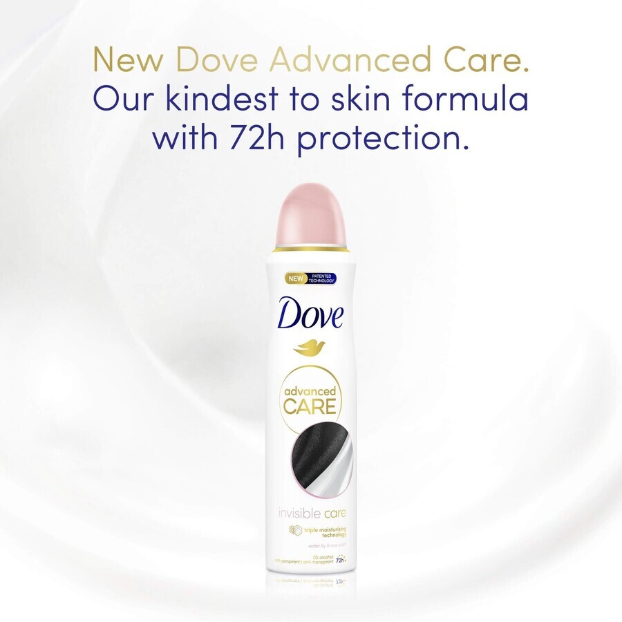 Dove Advanced care Invisible care spray antitranspirante 150 ml