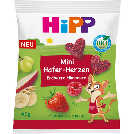 HiPP Bio-Beerenherzen Erdbeer-Malina 40 g