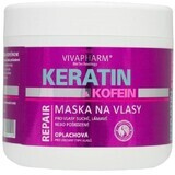 Vivapharm Keratin hair mask with caffeine - rinse 600 ml