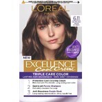 L'Oréal Paris Excellence Cool Excellence Cool Creme Permanente Farbe 6.11 Ultra ash ash blonde dark