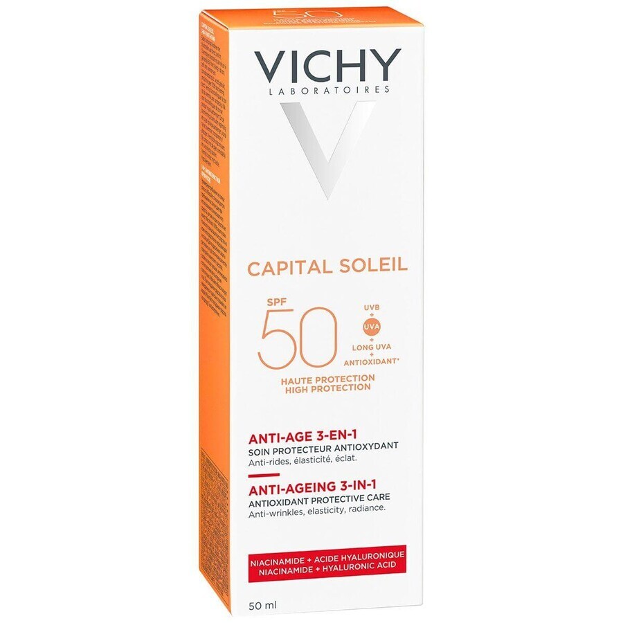 Vichy Capital Soleil Anti-Age SPF 50+ Cremă 50 ml