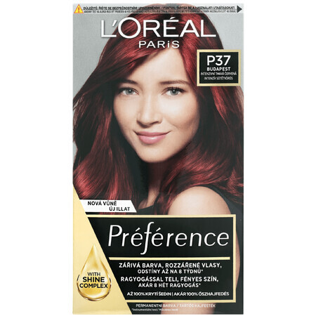 L'Oréal Paris Präferenz P37 Reine Pflaume sehr dunkles intensives Pflaumenrot