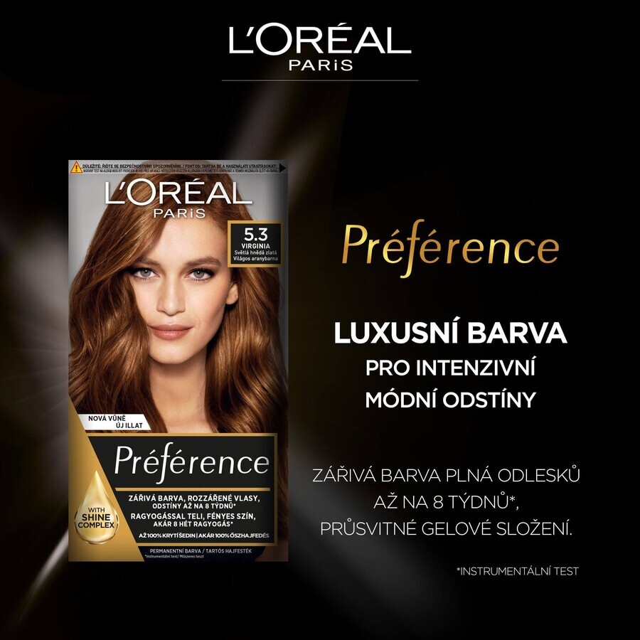 L'Oréal Paris Haarfarbe Recital Vorliebe 4.15/M1 Caracas