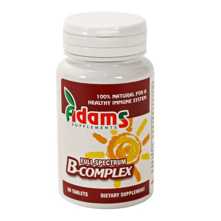 B-Komplex, 30 Tabletten, Adams Vision