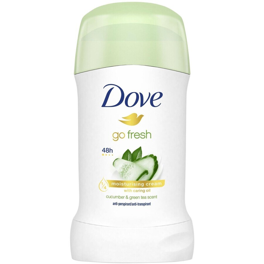 Dove Go Fresh Pepino y Té Verde Antitranspirante Sólido 40 ml