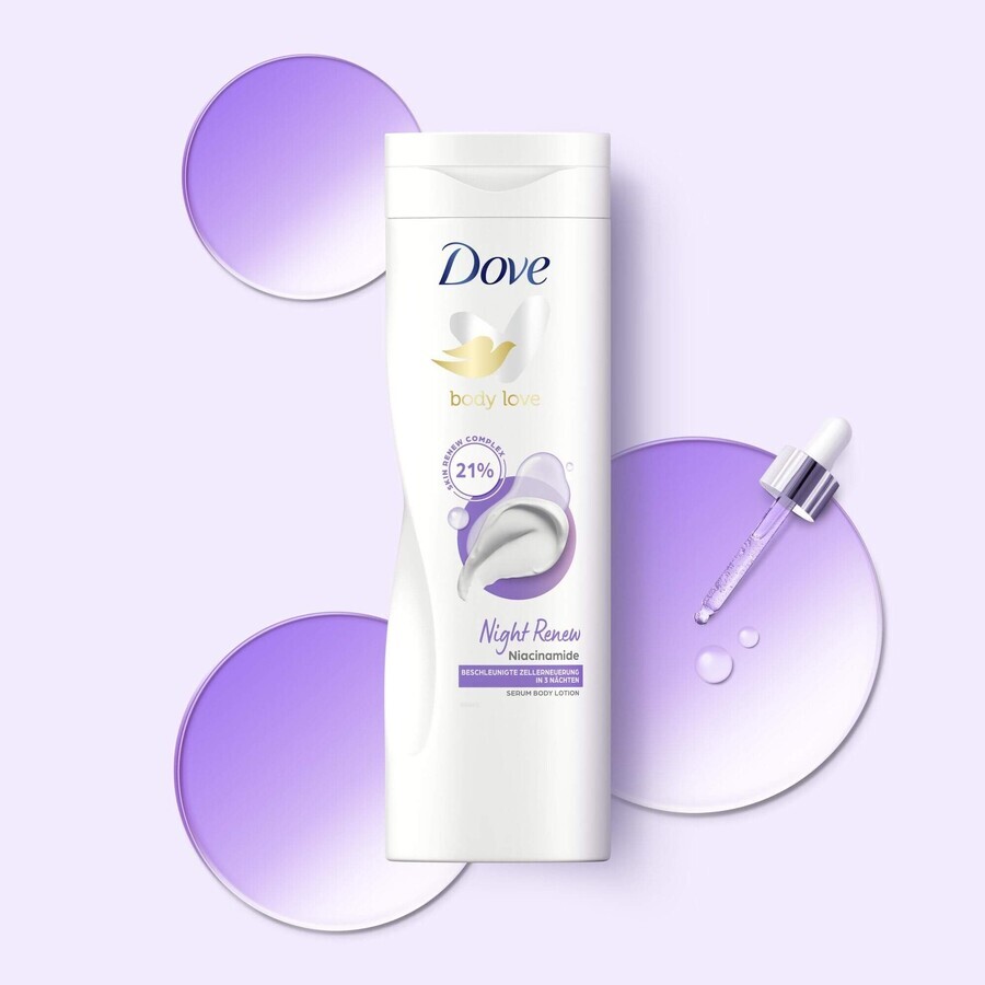 Dove Night renew Körperserum 400 ml