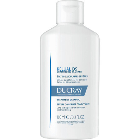 Ducray Kelual DS Shampoo für schwere Schuppen mit starker Rötung und Juckreiz der Kopfhaut 100 ml