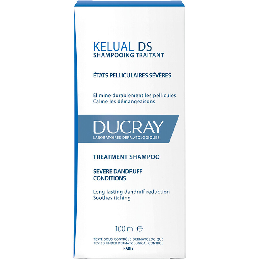 Ducray Kelual DS Shampoo für schwere Schuppen mit starker Rötung und Juckreiz der Kopfhaut 100 ml