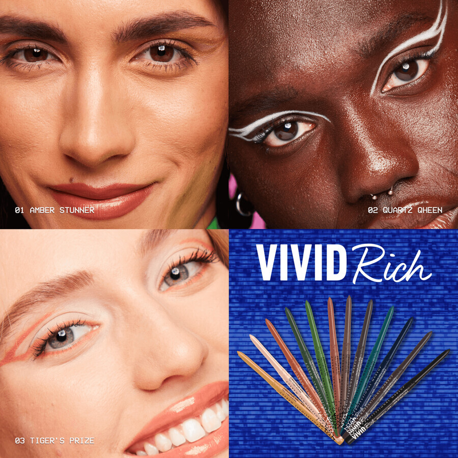 NYX Professionele Make-up Vivid Rich Mechanical Liner Oogpotlood 03 Tijgers Prijs 0,28 g