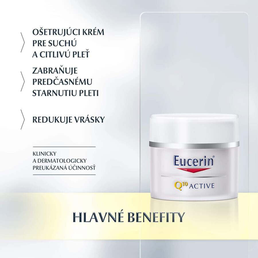 Eucerin Q10 ACTIVE Anti-Falten-Tagescreme für empfindliche Haut 50 ml