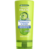 Garnier Fructis Forza e lucentezza Balsamo rinforzante per tutti i tipi di capelli senza lucentezza e resistenza, 200 ml