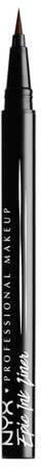 NYX Professional Makeup Epic Ink Liner - Eyeliner, 02 Braun 1 ml