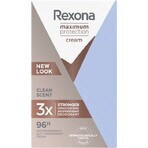 Rexona Maximum Protection crema antitraspirante crema solida con fragranza pulita 45 ml