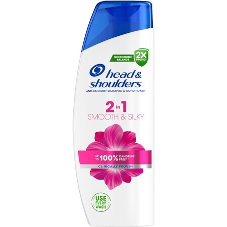 Head & Shoulders Champú anticaspa Smooth & Silky 2in1 330 ml